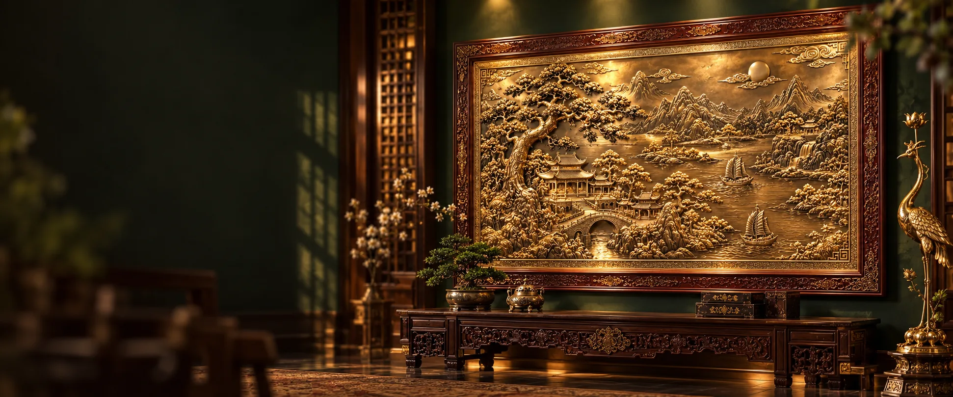 Tranh đồng nghệ thuật trong không gian nội thất Việt