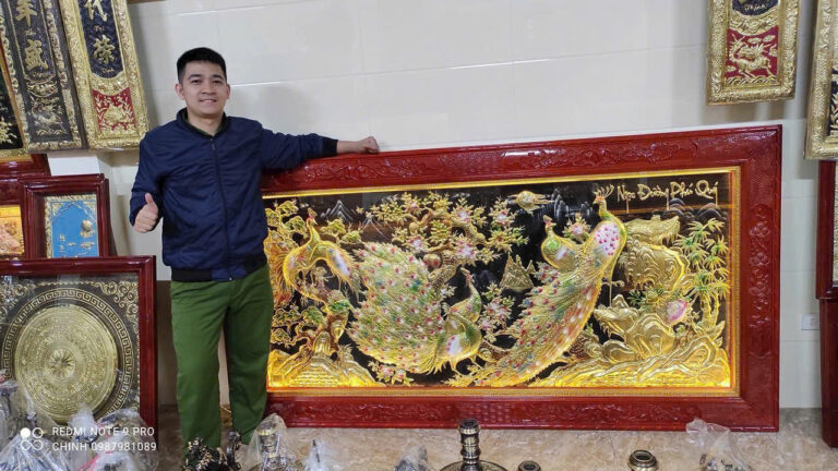 Tranh Đồng Ngọc Đường Phú Quý