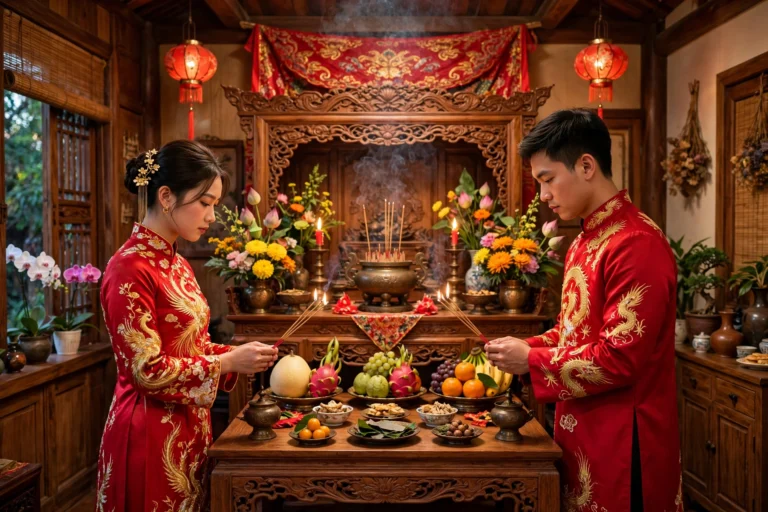Lễ Gia Tiên Trong Đám Cưới: Nghi Thức, Mâm Cúng Và 7 Lưu Ý